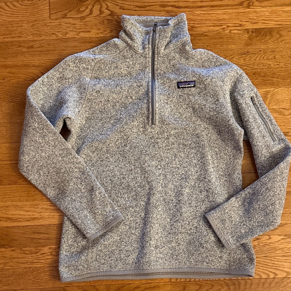 Patagonia Heathered Gray Fleece Pullover